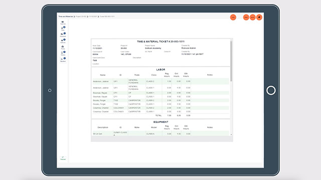 Time & Materials Demo Video
